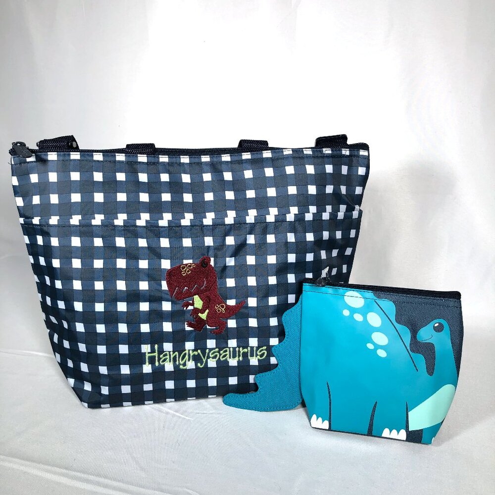 Thirty One Crossbody Thermal Tote w bonus Cool Zip Snacker (NWT) Goin' Gingham